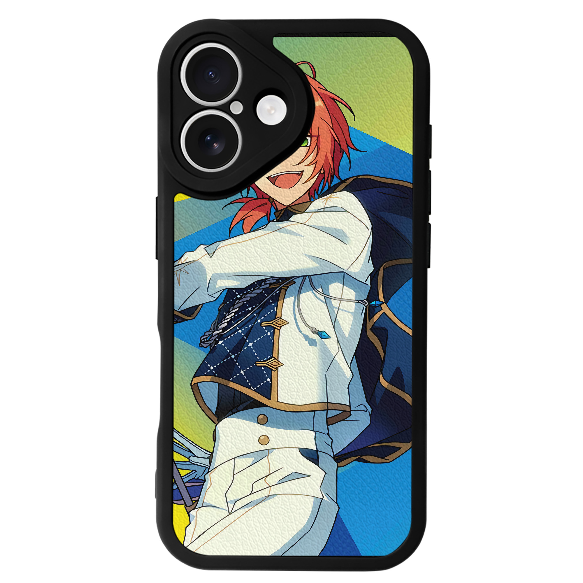 （画像用） あんさんぶるスターズ! Ensemble Stars 【iPhone 16シリーズ対応】シリコンスマホケース（レザー調） 材質：シリコン